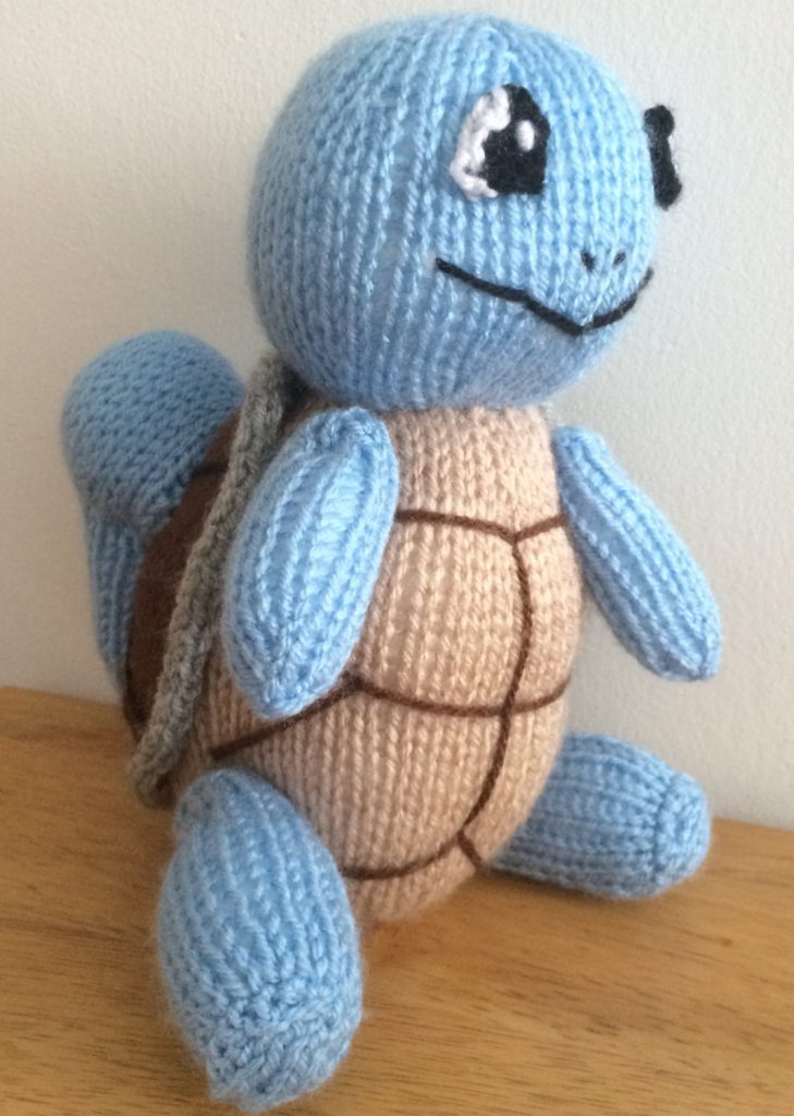 Knitting pattern for Pokemon Squirtle