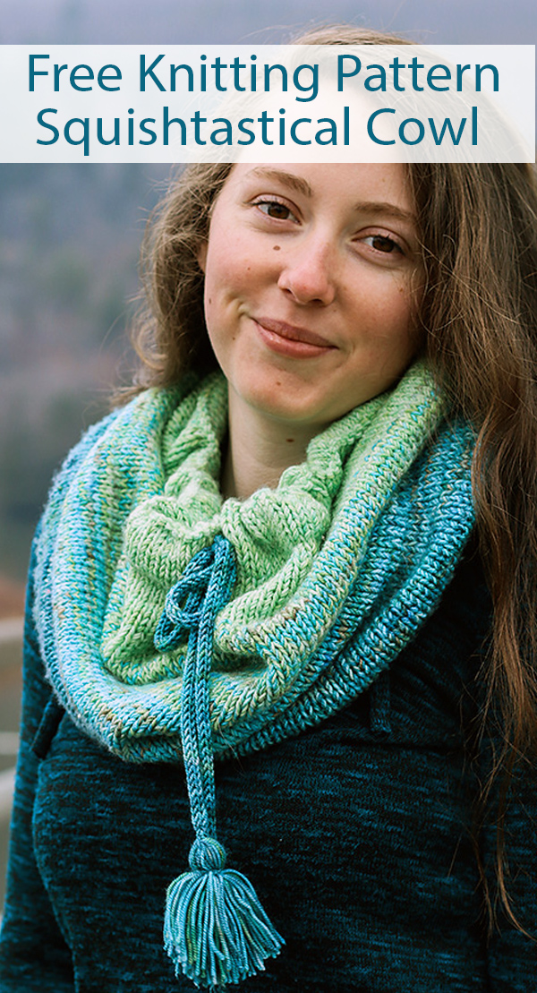 Free Knitting Pattern for Squishtastical Cowl