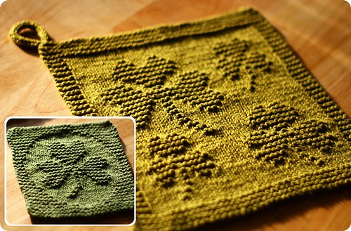 The St. Patrick's Day Cloth Free Knitting Pattern | Free St. Patrick's Day Knitting Patterns