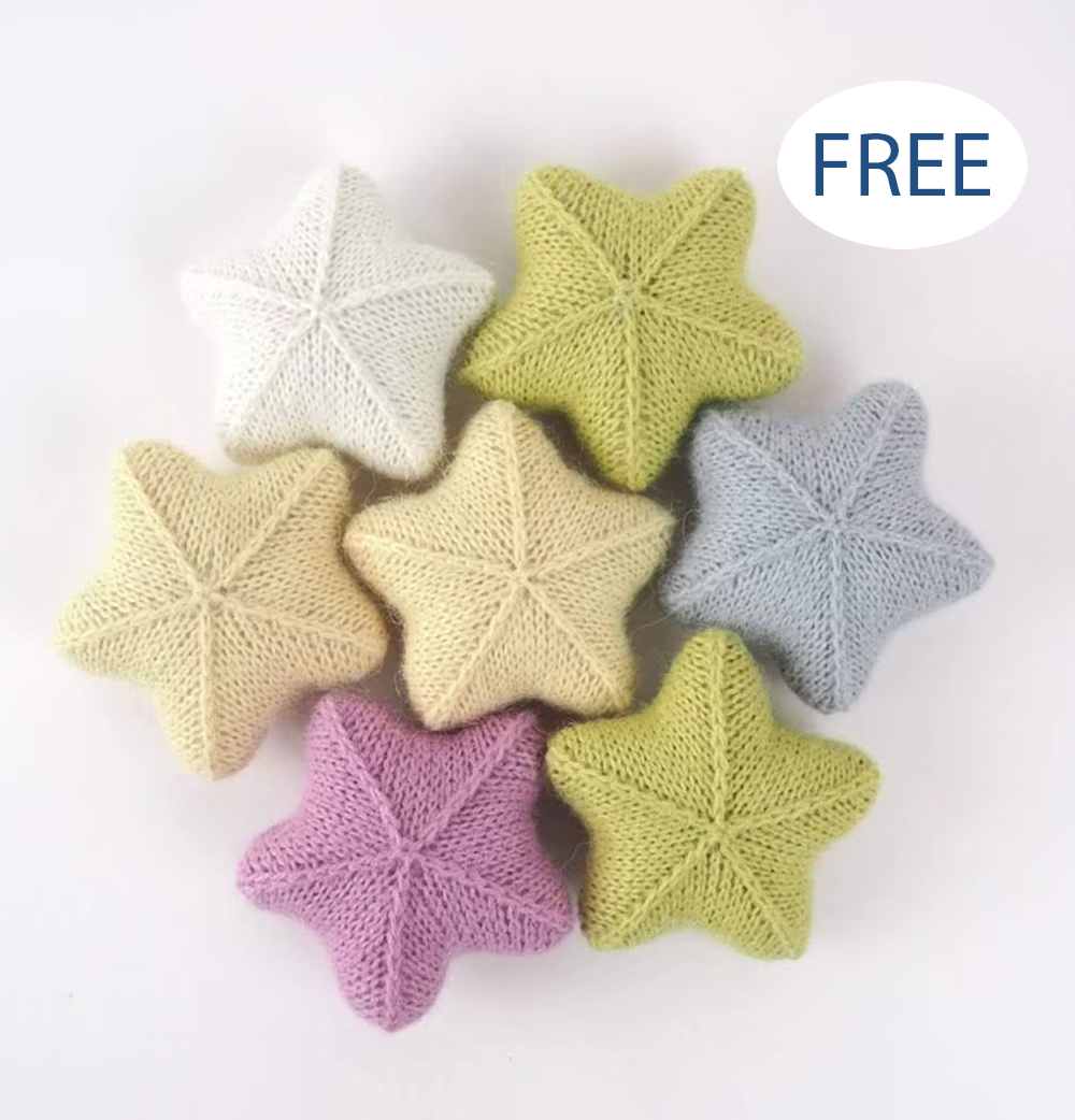 Free Knitting Pattern Stars