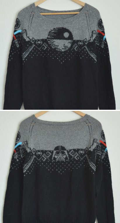Knitting Pattern for Star Wars Sweater