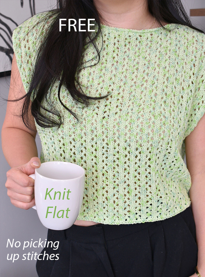 Free Stardust Top Knitting Pattern