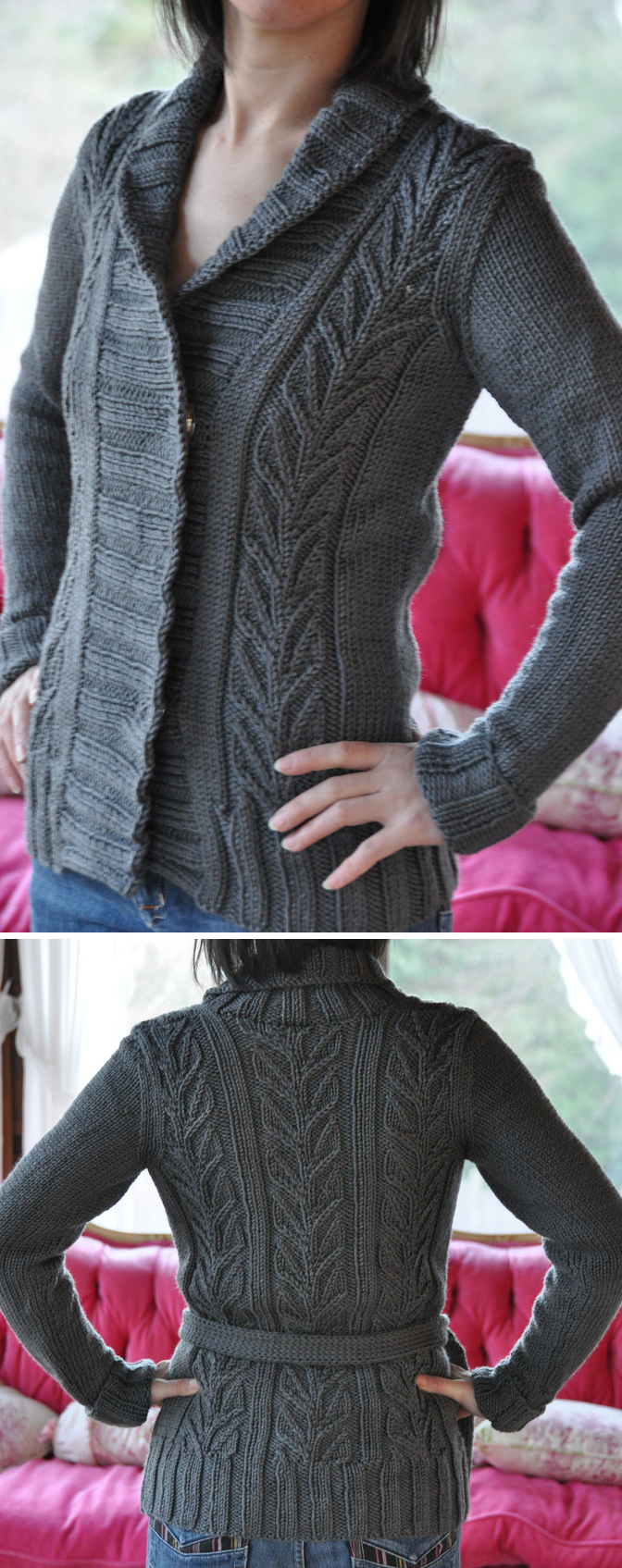 Free Knitting Pattern for Starsky Cardigan