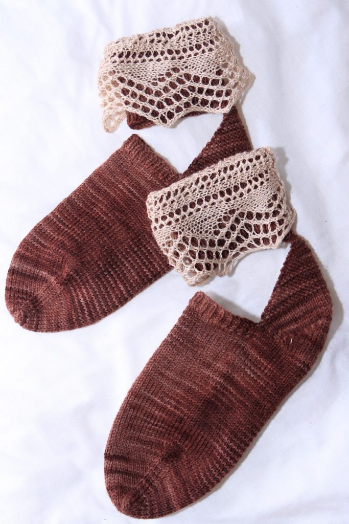 Free Knitting Pattern for Madam! Steampunk Socks