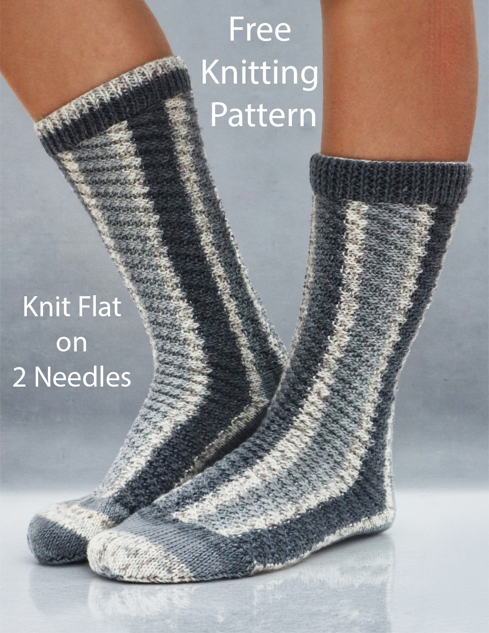 Free Knitting Pattern Step-Up Socks