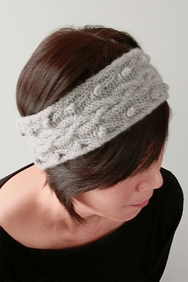 Free knitting pattern for Stephenie Ear Warmer