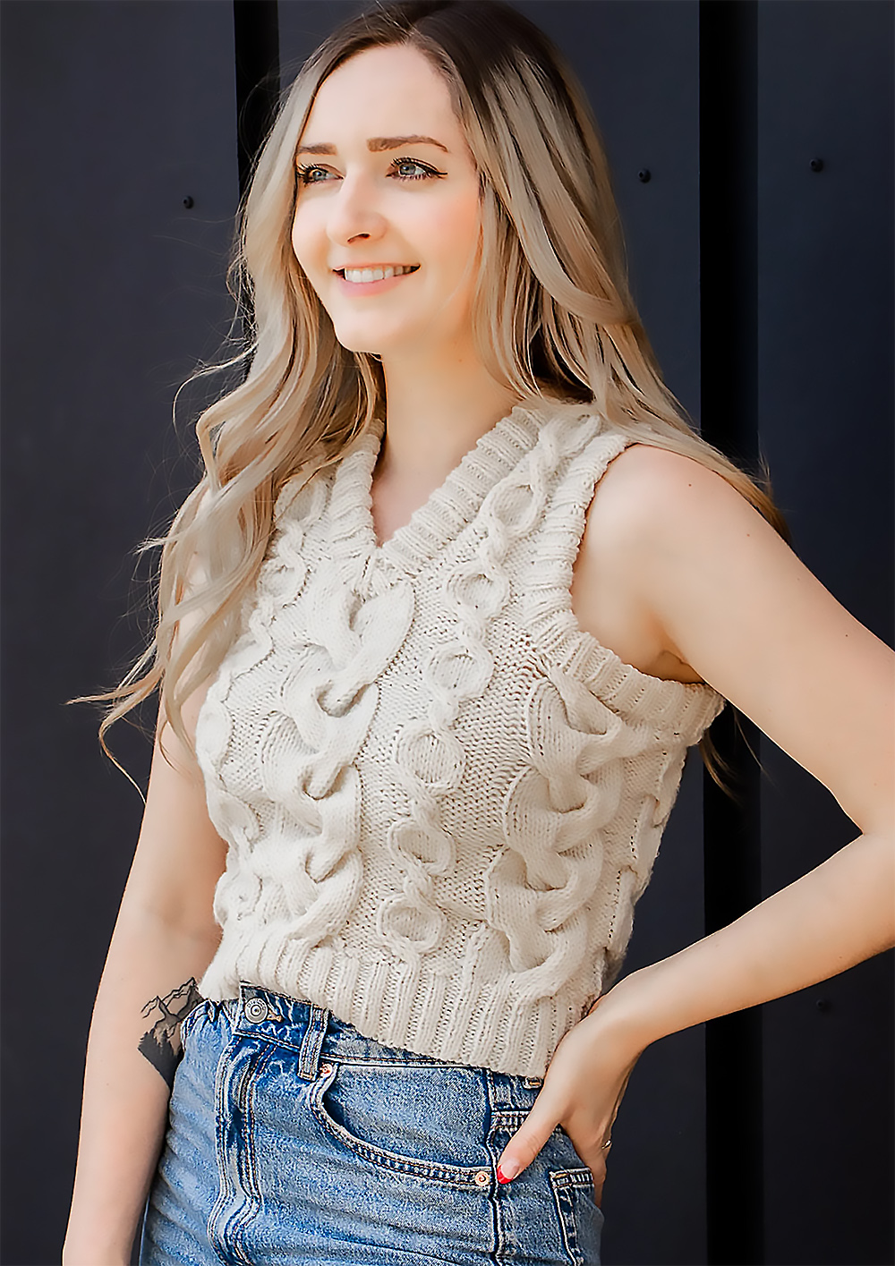 Sterling Slipover Vest Knitting Pattern