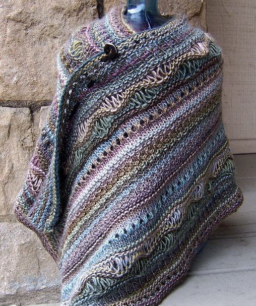 Free knitting pattern for Stitch Sampler Shawl and more sampler knitting patterns