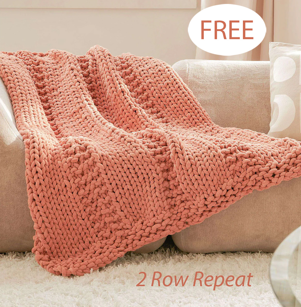 Free Easy Straight Up Blanket Knitting Pattern