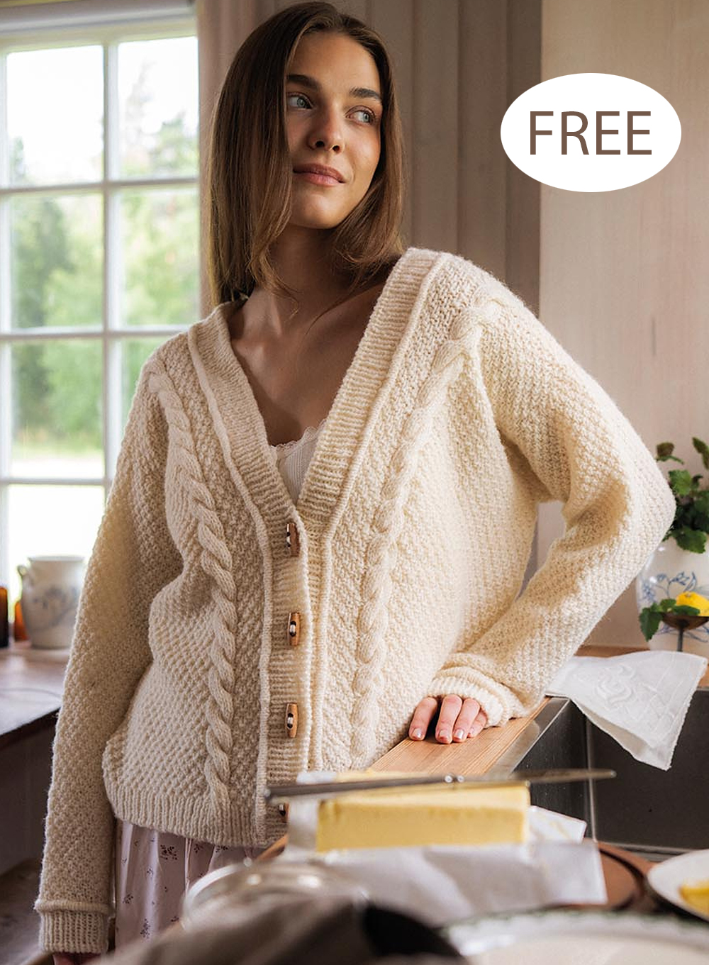 Strapats Cardigan Knitting Pattern Set