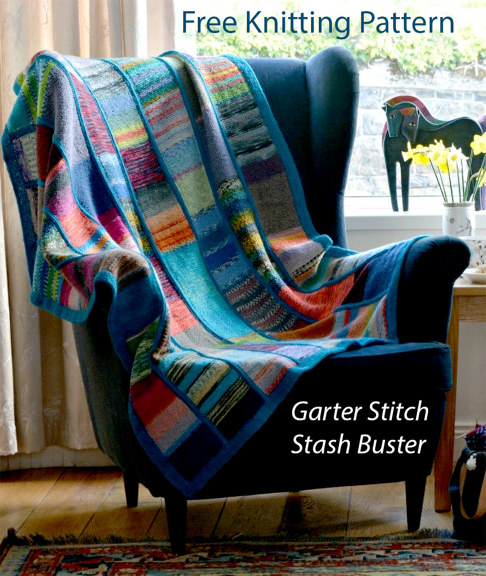 Striped Blanket Knitting Pattern