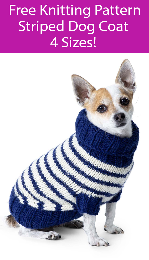 Pet Coat Knitting Patterns In the Loop Knitting