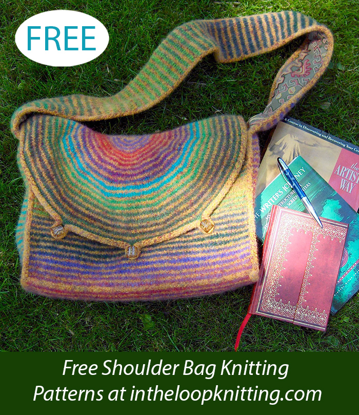 Free Stripey Messenger Bag Knitting Pattern