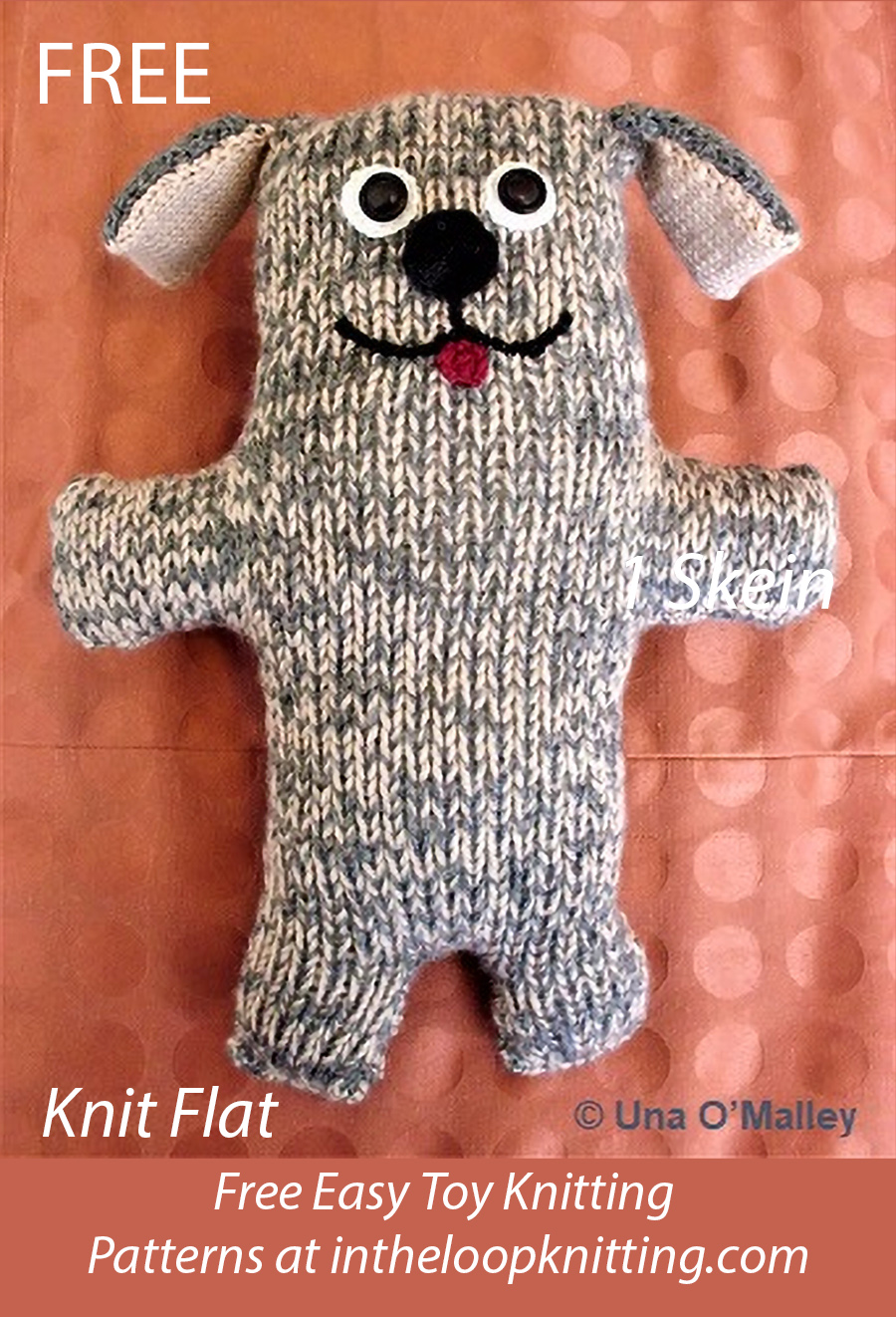 Free Easy Toy Dog Knitting Pattern