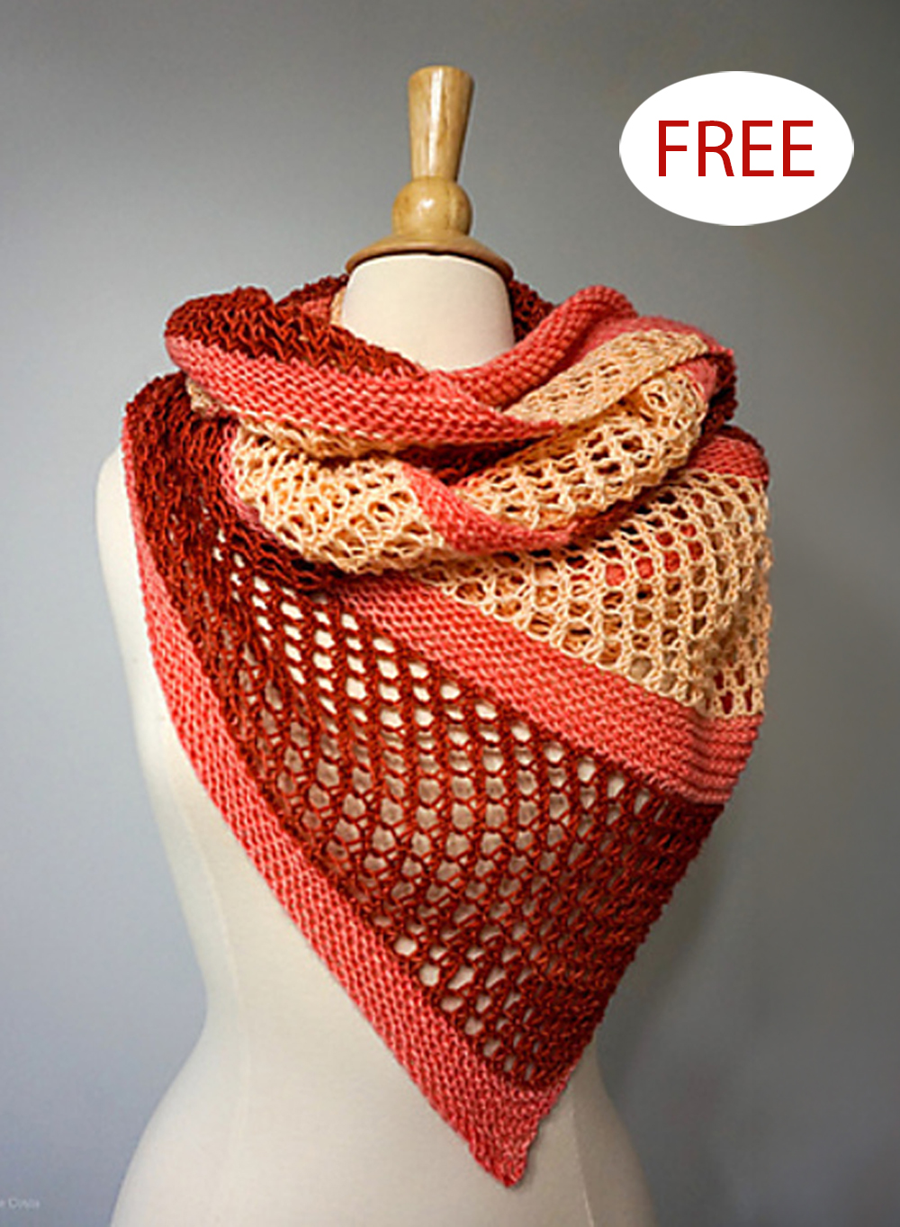 Free Colorful Stunning Starter Shawl Knitting Pattern