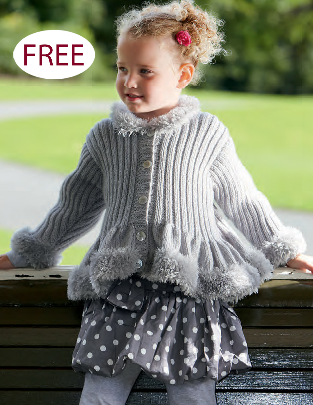 Free Ruffled Cardigan Knitting Pattern