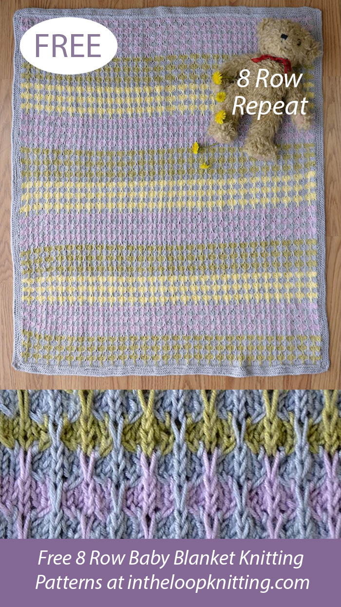 Free Sugar Drops Baby Blanket Knitting Pattern
