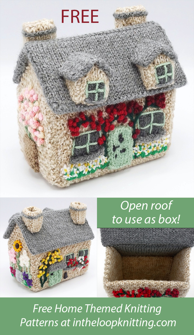 Free Summer Cottage Box Knitting Pattern