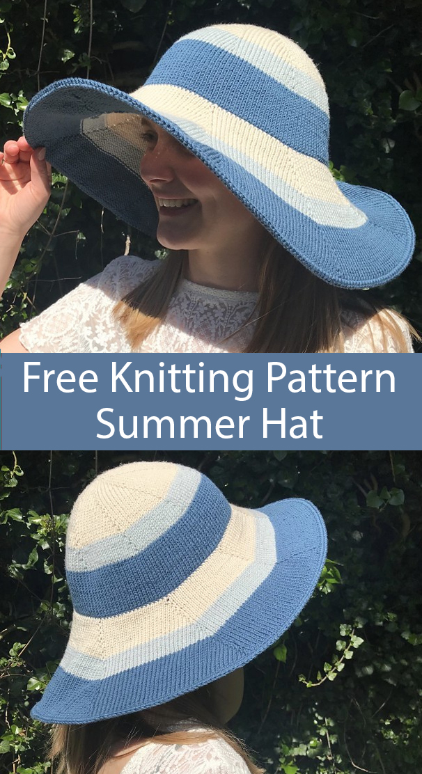 Sun Hat Knitting Patterns In the Loop Knitting