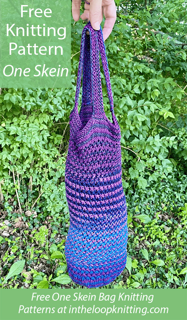 Free Summer Party Bag Knitting Pattern