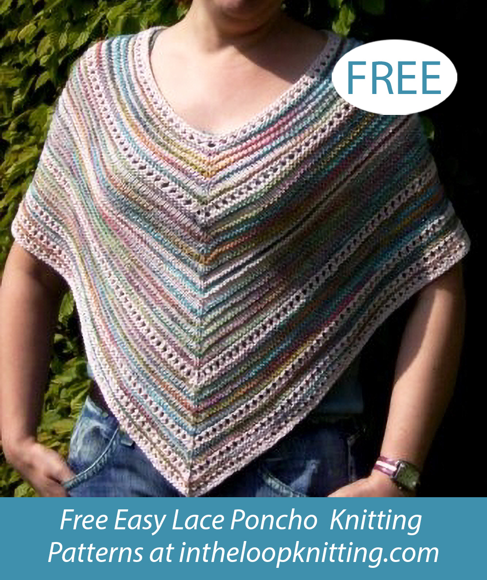 Free Summer Poncho Knitting Pattern