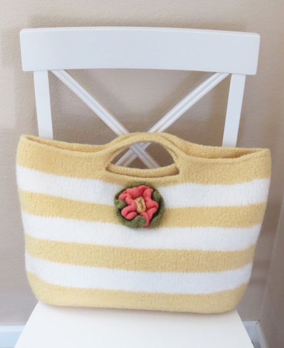 Knitting Pattern Summer Sun Bag