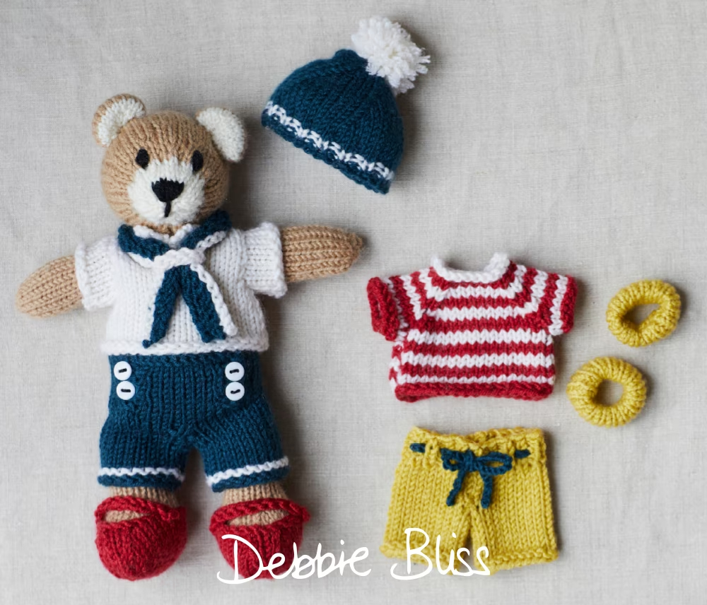 Summer Teddy Bear Knitting Pattern 