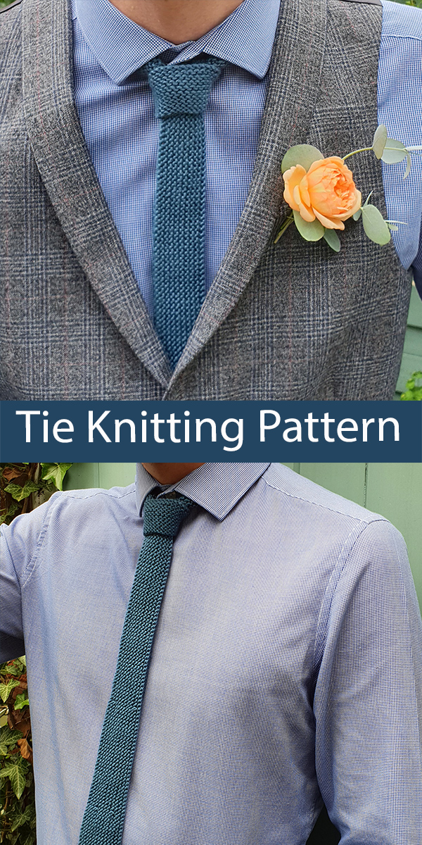 Neck Tie Knitting Pattern Summer Tie 