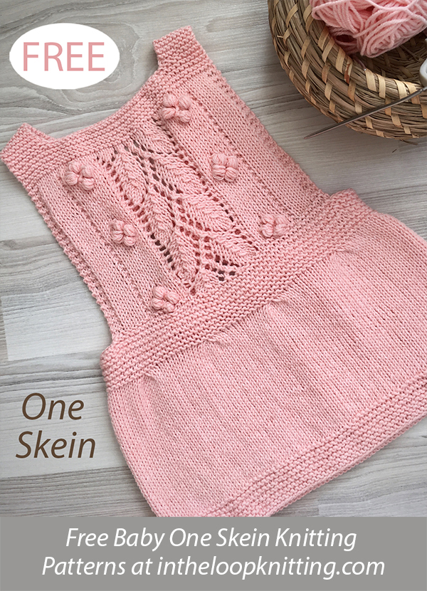 Free Summer Vibes Baby Dress Knitting Pattern