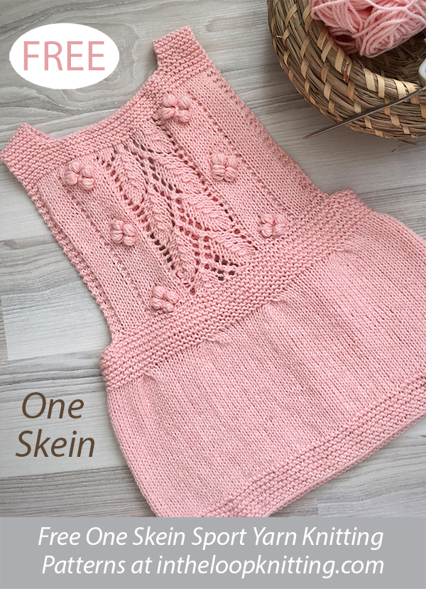 Free Summer Vibes Baby Dress Knitting Pattern