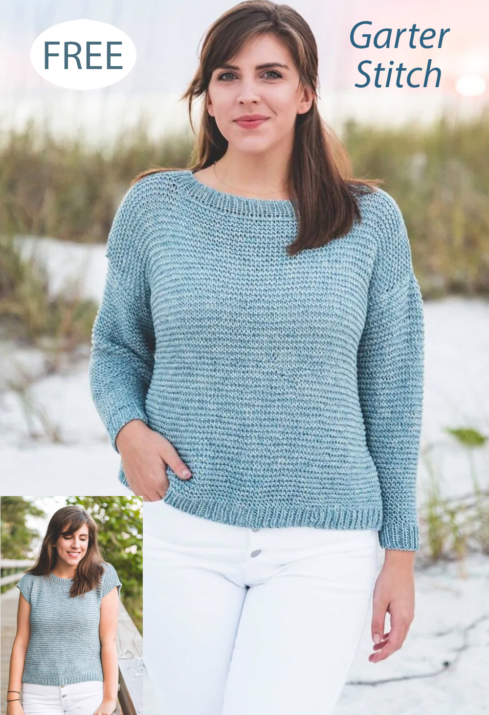 Free Knitting Pattern Sunbleached Sweater