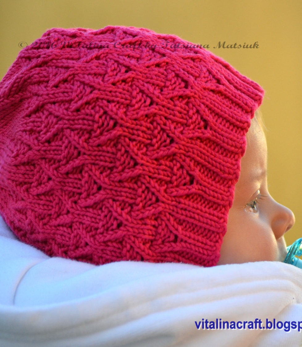 Knitting Pattern for Sundae Baby Bonnet