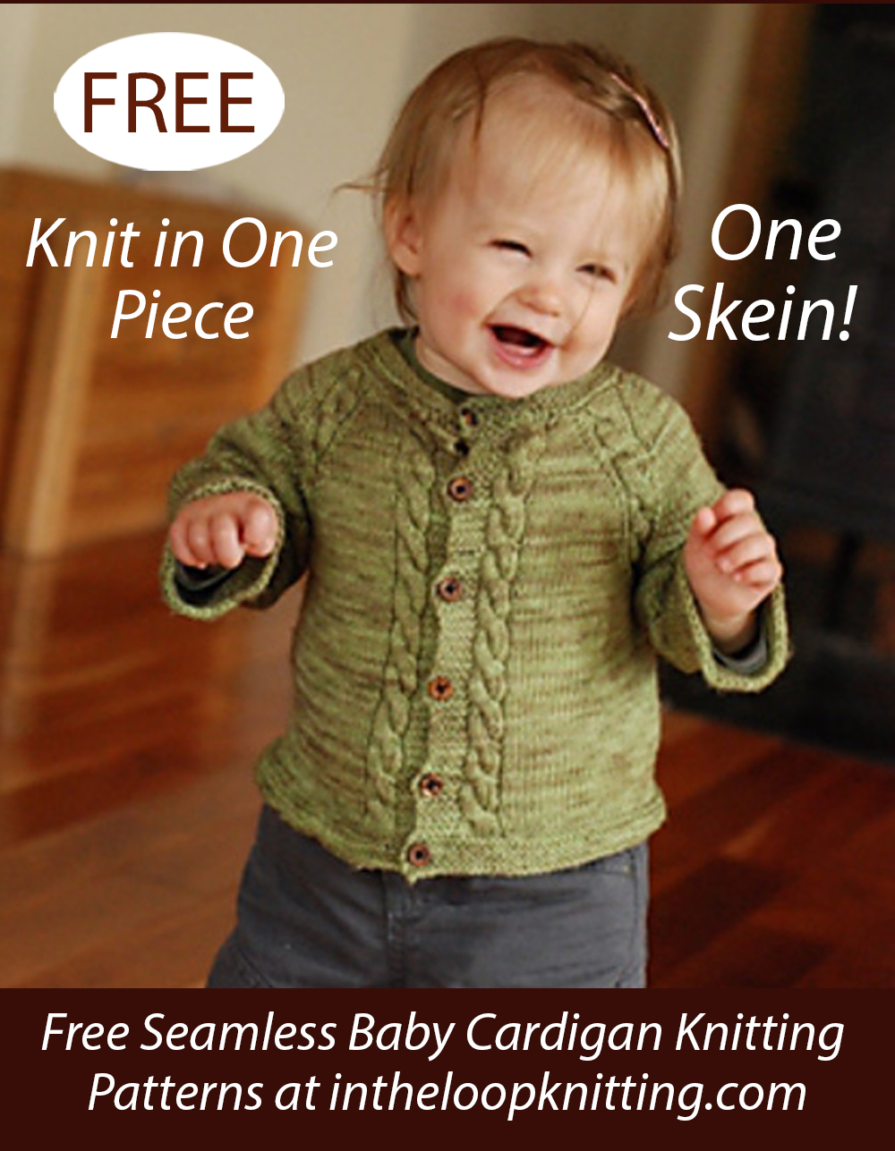 Free  Baby Sweater Knitting Pattern