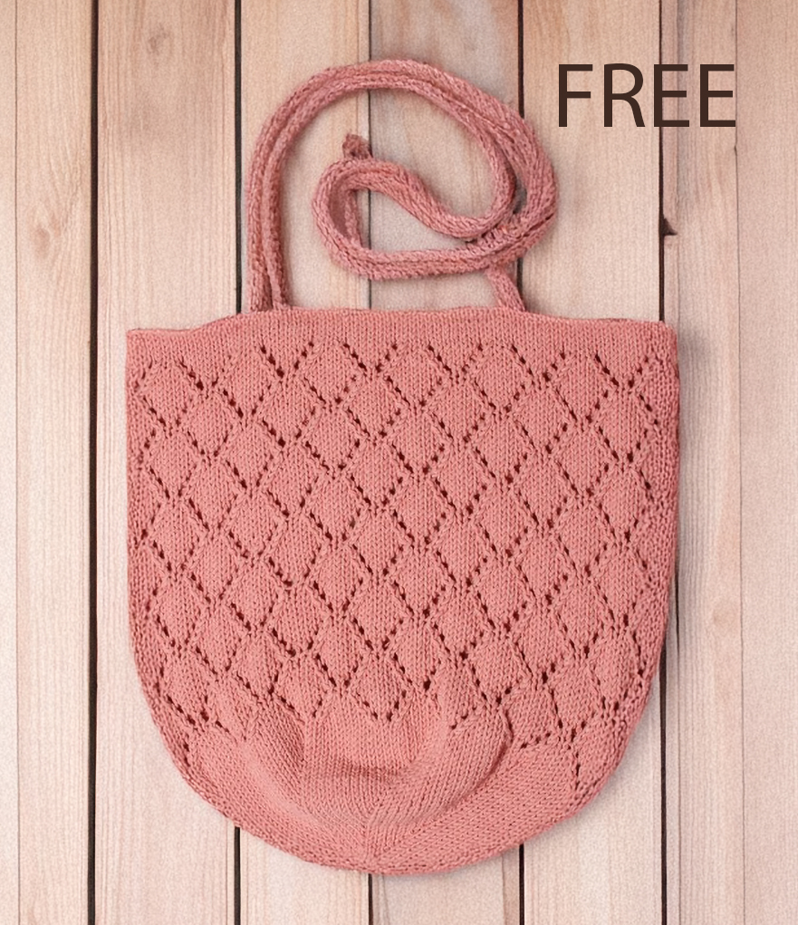 Free Sunrise Beach Bag Knitting Pattern 