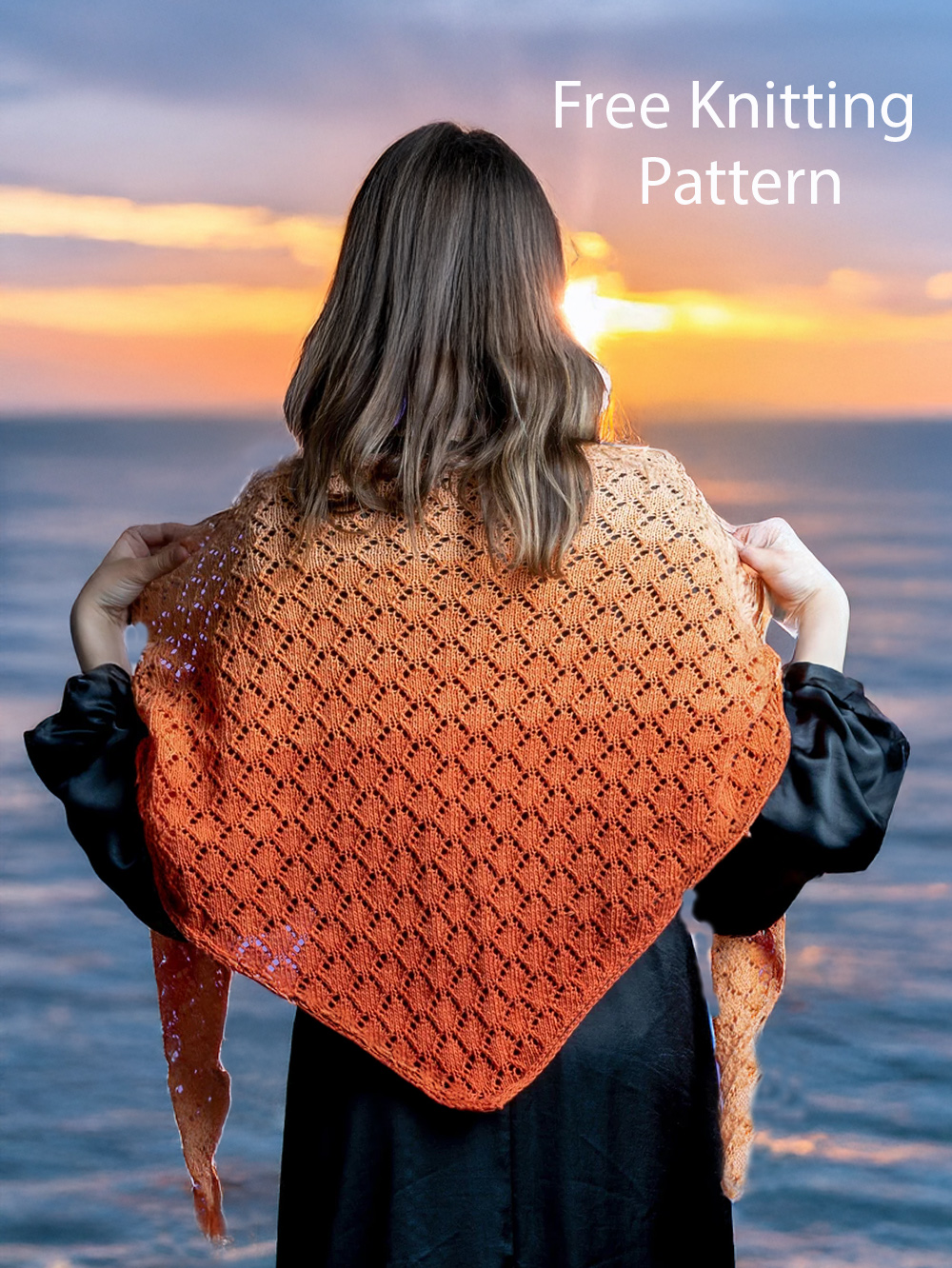Free Sunrise Shawl Knitting Pattern