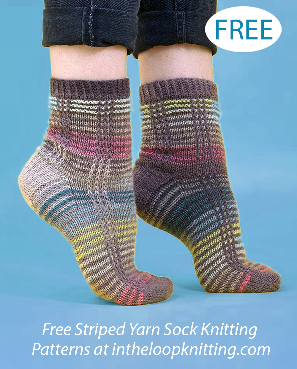 Free Sunset Socks Knitting Pattern