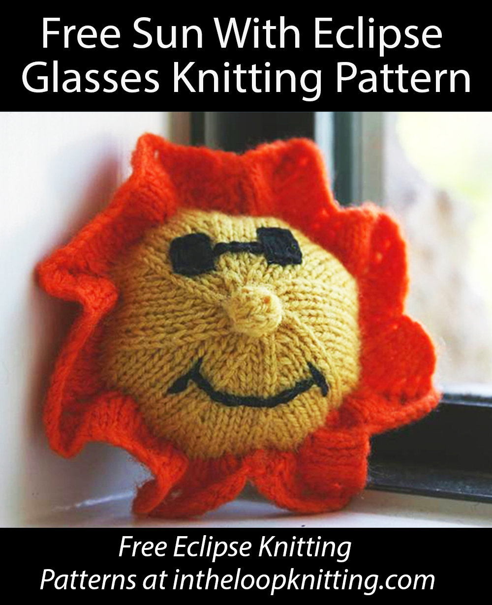 Free Toy Knitting Pattern Sunshine in My Pocket