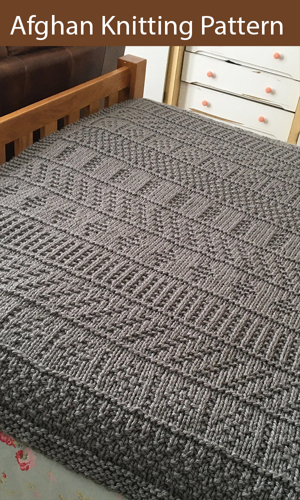 Quick Afghan Knitting Pattern Super Sample Blanket