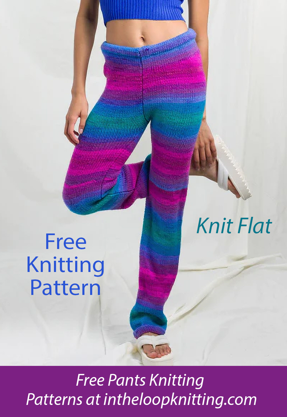Free Women's Super Stripes Pants  Knitting Pattern