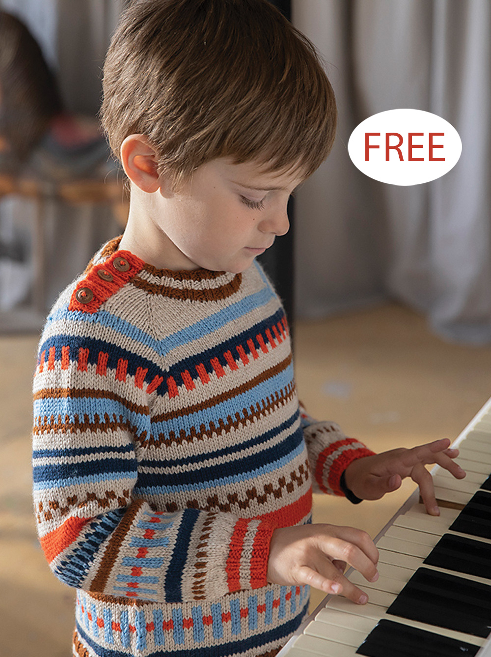 Free Sweater Knitting Pattern Sverrigsgade Street Sweater