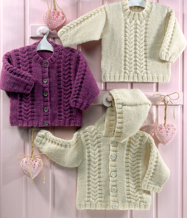 Knitting Pattern Baby and Child Sweater and Jackets Sirdar 3084