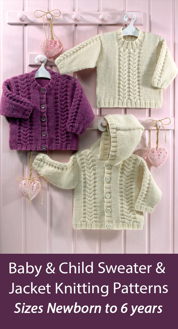 Free Knitting Pattern Baby and Child Sweater and Jackets Sirdar 3084
