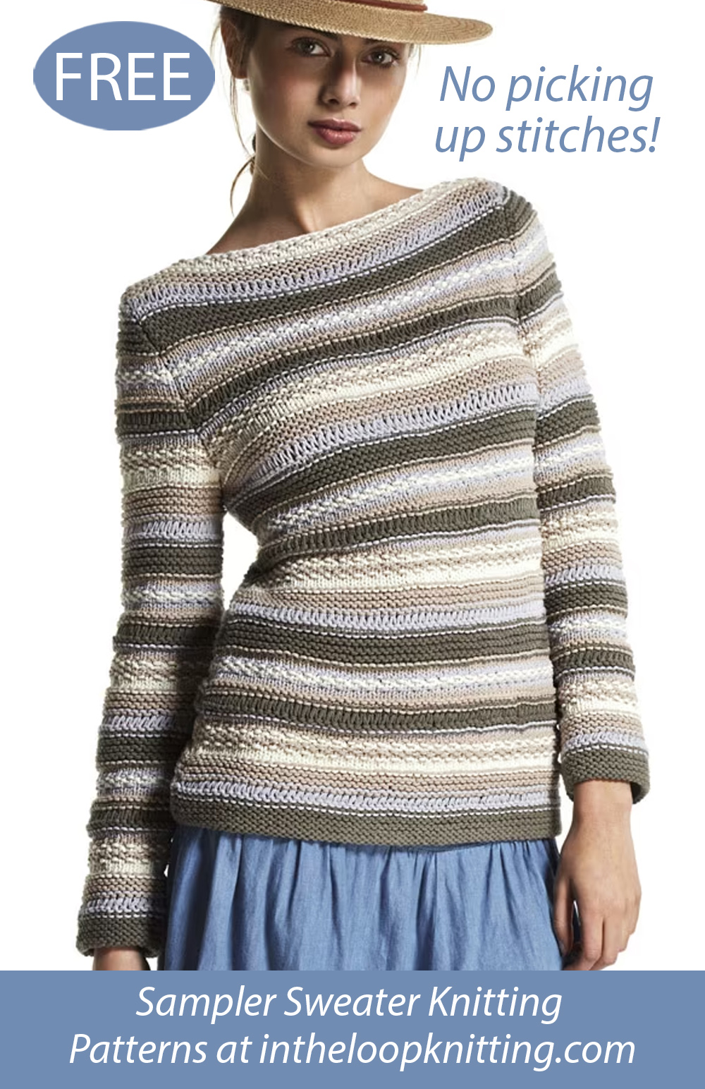 Free Aviso Sweater Knitting Pattern