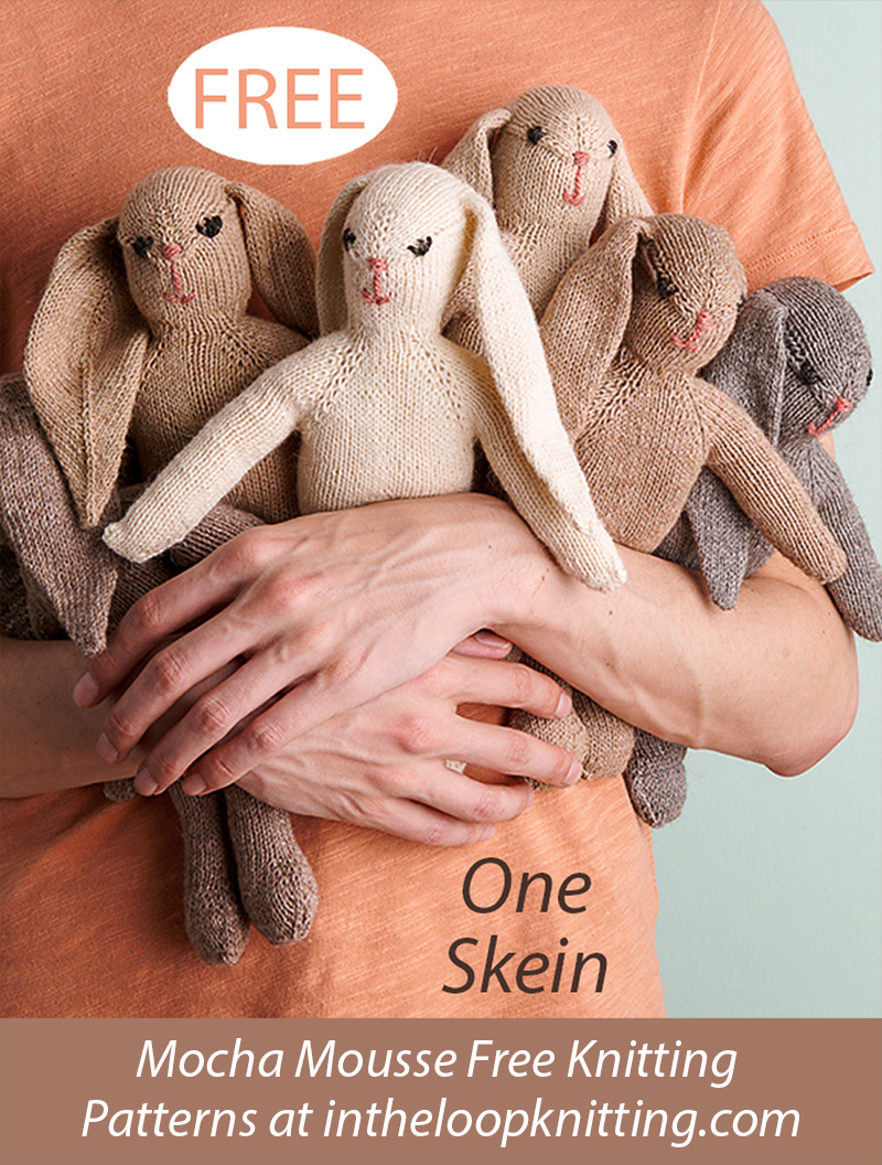 Free One Skein Sweet Bunny Knitting Pattern