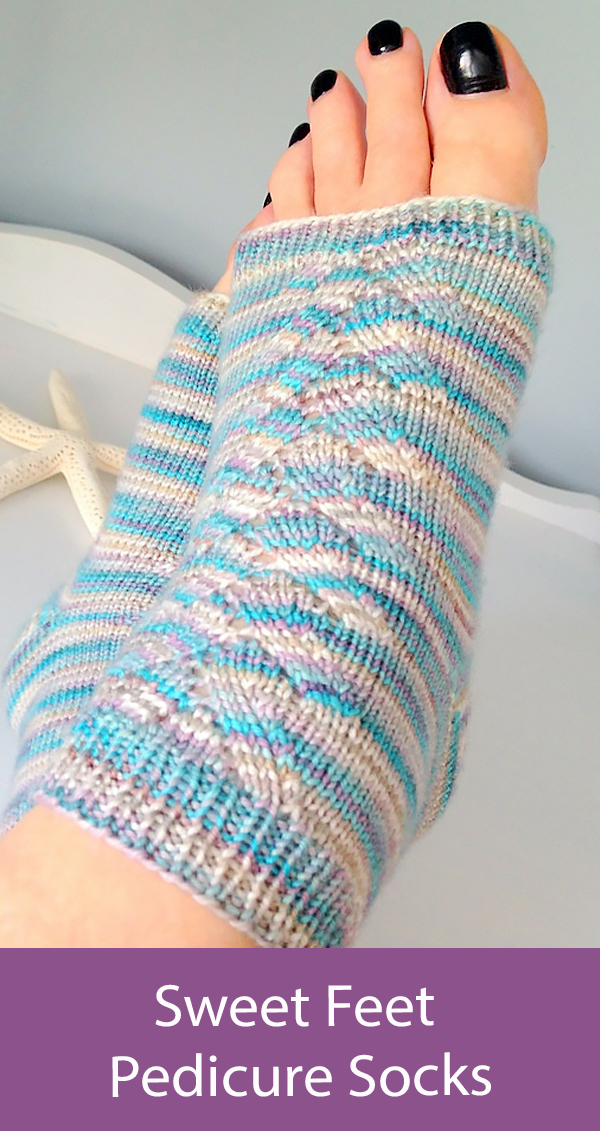 Knitting Pattern Sweet Feet Pedicure Socks
