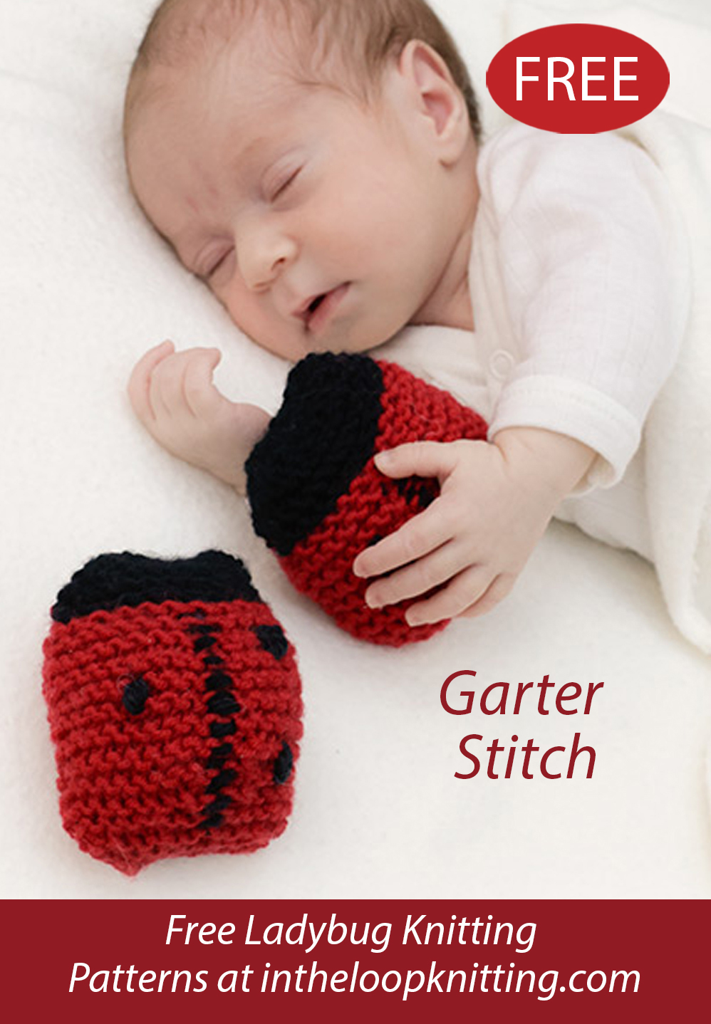 Free Sweet LadyBug Knitting Pattern