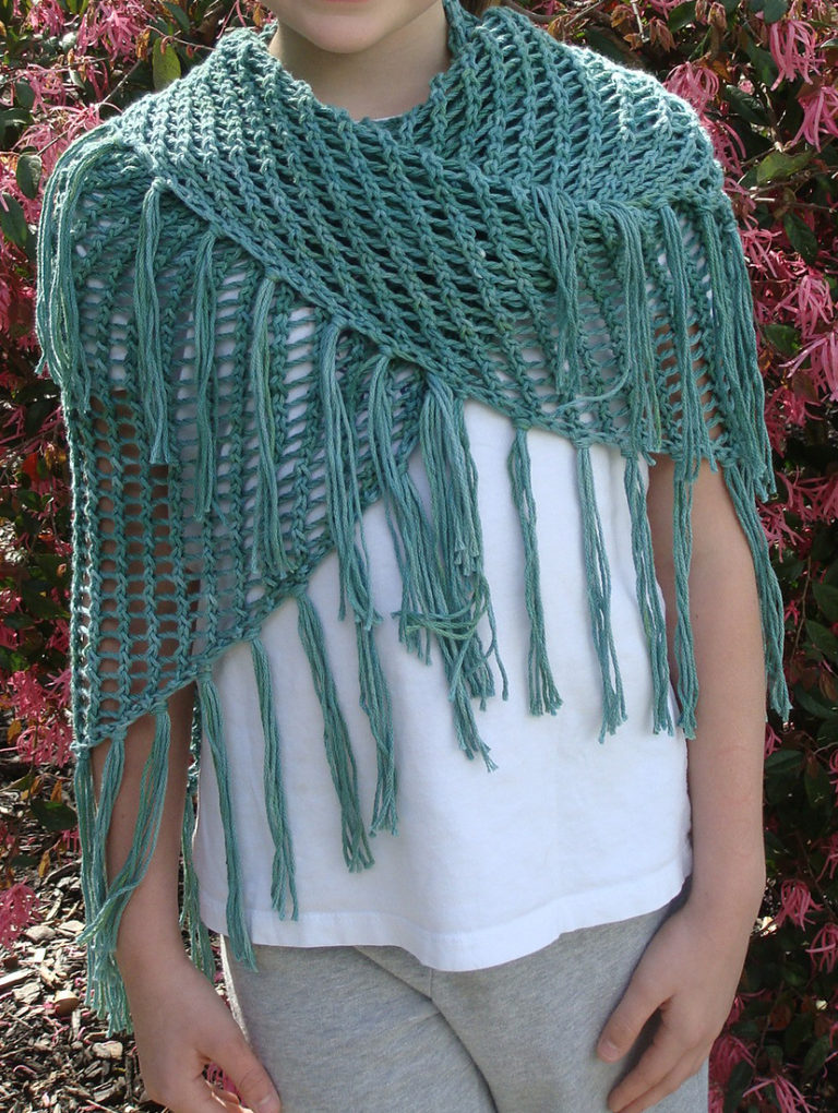 Free Knitting Pattern for Sweet November Shawl