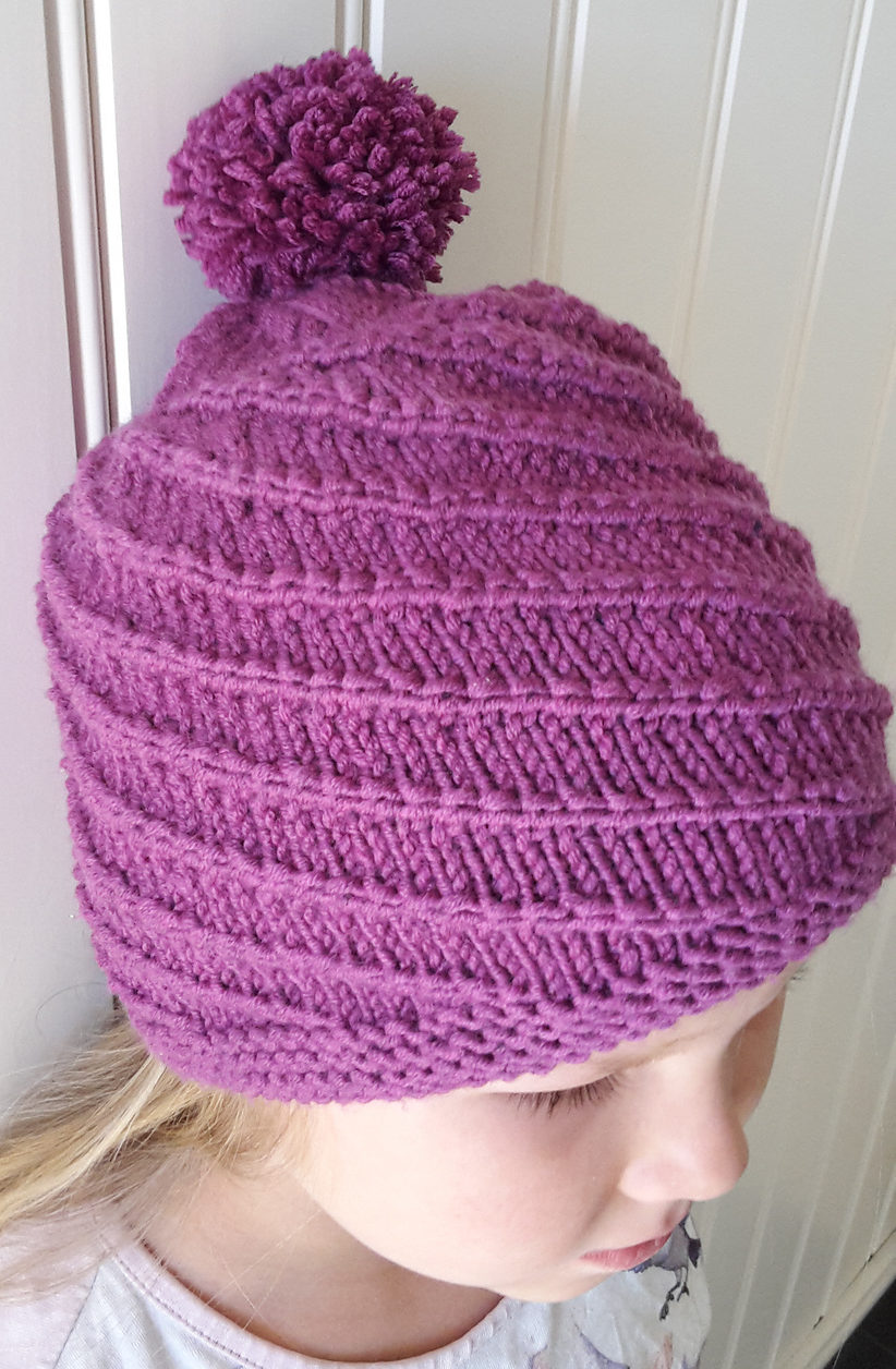 Free Knitting Pattern for Swirl and Twirl Hat