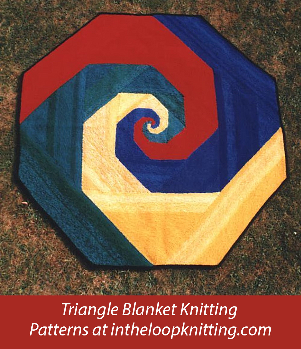 Swirl Without End Blanket Knitting Pattern