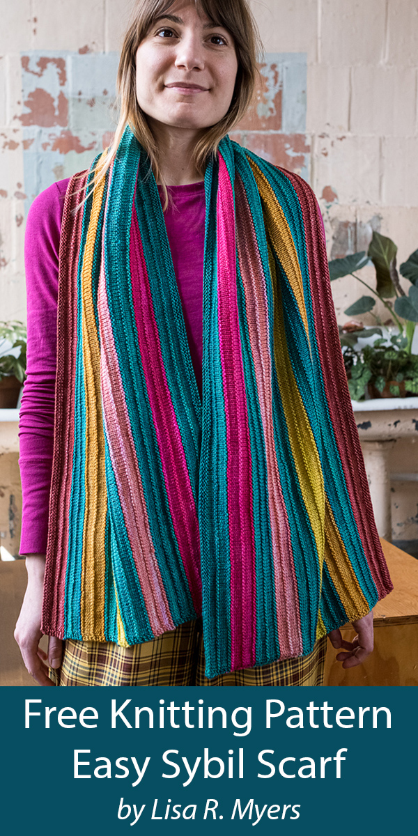 Free Sybil Scarf Knitting Pattern